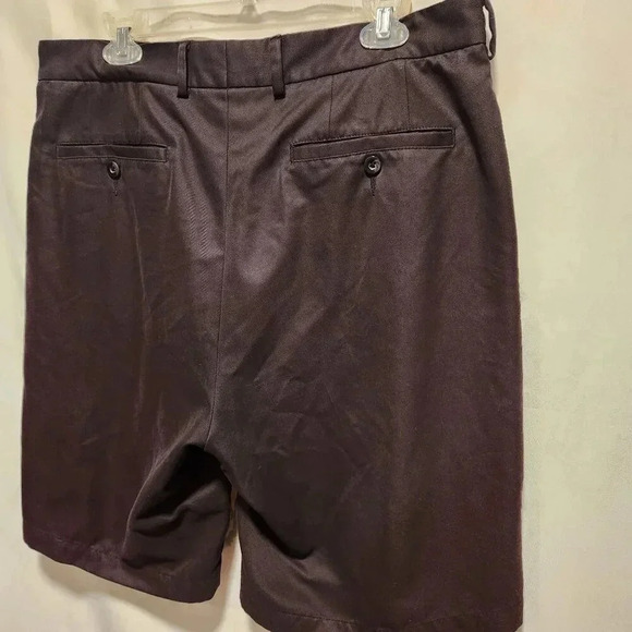 Tommy Armour Men's Size 36 Black Golf‎ Shorts Chino Pleated With Pockets - Picture 9 of 9